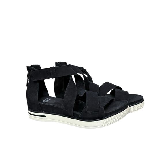 Eileen Fisher Woman's Sally Wedge Sporty Sandal in Black - Size 6 - Picture 7 of 9